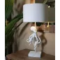 LAMPA STOŁOWA OCTOPUS BIAŁA Ø 30,5X64,5 cm